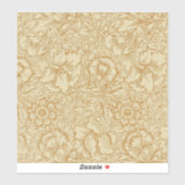 William Morris Poppy Floral Wallpaper Sticker (Vel)