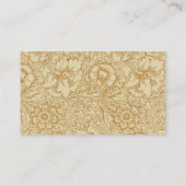 William Morris Poppy Floral Wallpaper Visitekaartje (Achterkant)