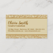 William Morris Poppy Floral Wallpaper Visitekaartje (Voorkant)