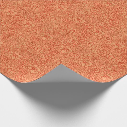William Morris  Poppy Flowers Foliage Cadeaupapier (Hoek)