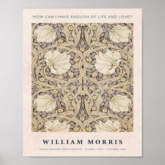 William morris poster (Voorkant)