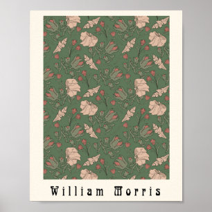 William Morris poster art nouveau bloemen 