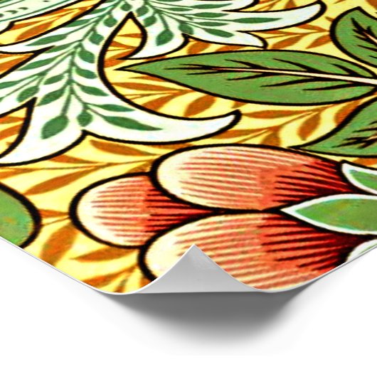 William Morris - Poster Artichoke (Hoek)