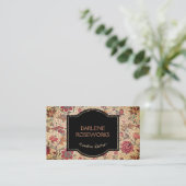 William Morris Prachtig bloemontwerp Visitekaartje (Staand voorkant)