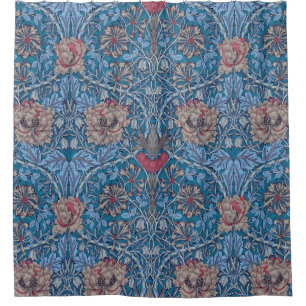 William Morris, prachtig, bloempatroon, Douchegordijn