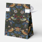 William Morris, prachtig patroon, art nouveau, vin Bedankdoosjes (Achterkant)