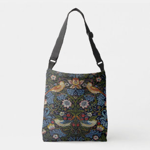 William Morris, prachtig patroon, art nouveau, vin Crossbody Tas