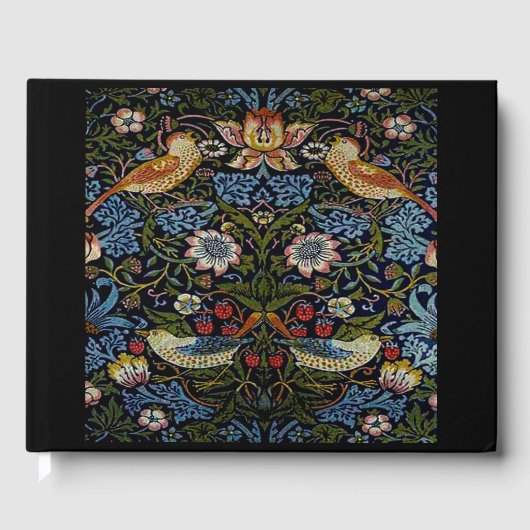 William Morris, prachtig patroon, art nouveau, vin Gastenboek (Voorkant)