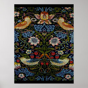 William Morris, prachtig patroon, art nouveau, vin Poster