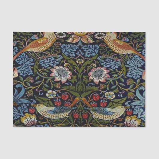 William Morris, prachtig patroon, art nouveau, vin Tissuepapier (Voorkant)