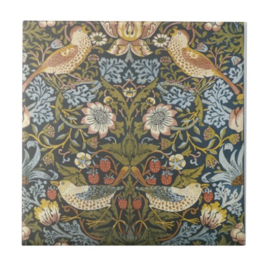 William Morris Pre Raphaelite Fine Art Tegels Tegeltje (Voorkant)