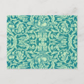 William Morris Queen Bird & Floral Classic Briefkaart (Voorkant)