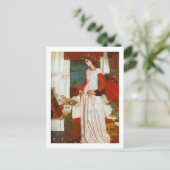 William Morris - Queen Guinevere Briefkaart (Staand voorkant)