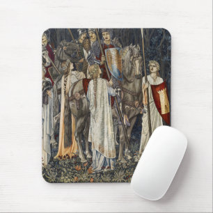 William Morris Quest for Holy Grail:Schild Woud Muismat