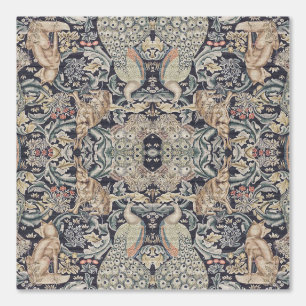 William Morris Rabbit, Peacock en Fox Behang