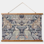 William Morris Rabbit, Peacock en Fox Hangend Wandkleed (Voorkant)