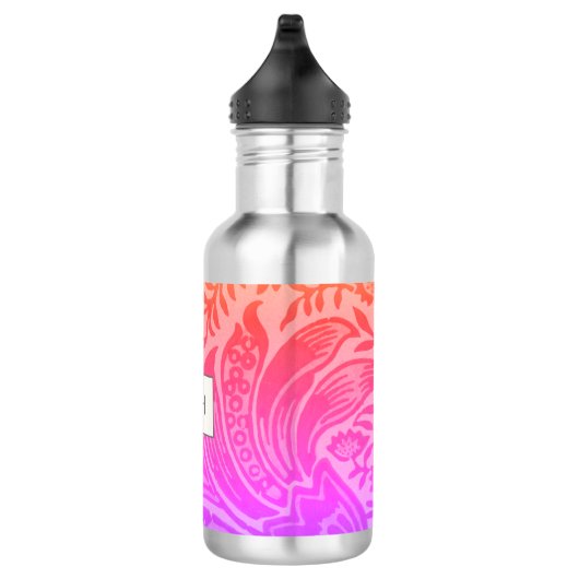 William Morris Rainbow Botanical Monogram Waterfles (Rechts)