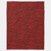 William Morris Red Birds gebladerte fruit Fleece Deken (Voorkant)