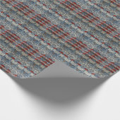 William Morris  Red Flowers Bloemmotief Cadeaupapier (Hoek)