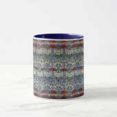 William Morris Red Flowers Bloemmotief Mok (Midden)