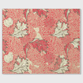William Morris RED GIFT Wrapping Paper Cadeaupapier (Vlak)