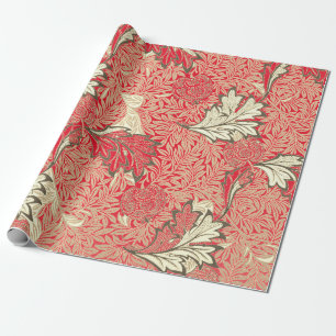 William Morris RED GIFT Wrapping Paper Cadeaupapier