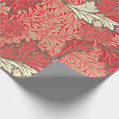 William Morris RED GIFT Wrapping Paper Cadeaupapier (Hoek)