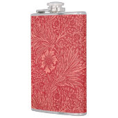 William Morris Red Marigold Pattern Heupfles (Links)