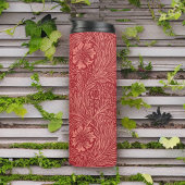 William Morris Red Marigold Pattern Thermosbeker