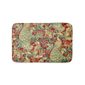 William Morris Red Pattern Forest Badmat (Voorkant)