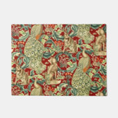 William Morris Red Pattern Forest Deurmat (Voorkant)