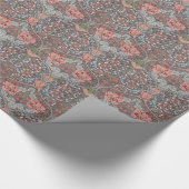 William Morris Red Wallpaper Design Cadeaupapier (Hoek)
