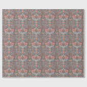 William Morris Red Wallpaper Design Cadeaupapier (Vlak)