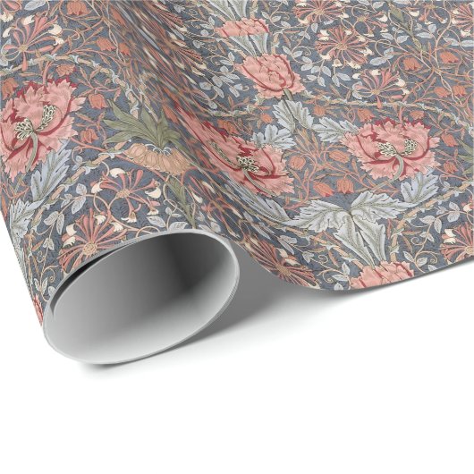 William Morris Red Wallpaper Design Cadeaupapier (Rol Hoek)