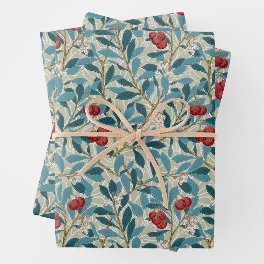 William Morris, Redberry Inpakpapier Vel (In situ)
