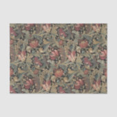William Morris  Retro Bloemenpatroon Tissuepapier (Voorkant)