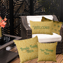 William Morris Reversible Personalized Buitenkussen