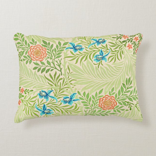 William Morris, Ridderspoor, Accent Kussen (Voorkant)