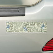 William Morris Ridderspoor Bloem Behang Bumpersticker (Op auto)