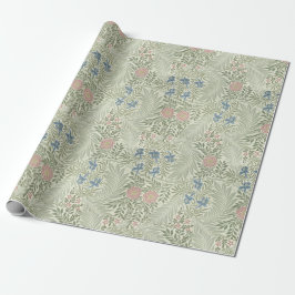 William Morris Ridderspoor Bloem Behang Cadeaupapier