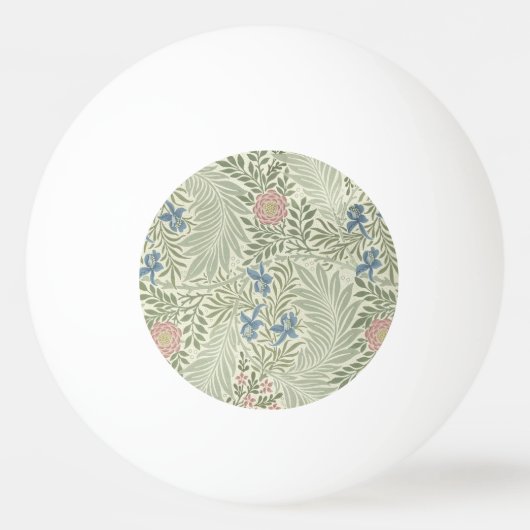 William Morris Ridderspoor Bloem Behang Pingpongbal (Voorkant)