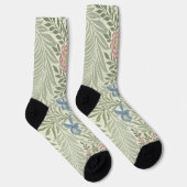 William Morris Ridderspoor Bloem Behang Sokken (Rechts)