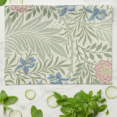 William Morris Ridderspoor Bloem Behang Theedoek (Gevouwen)