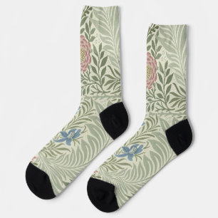 William Morris Ridderspoor Bloemenbehang Sokken