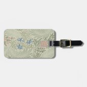 William Morris Ridderspoor Bloemig Behang Bagagelabel (Voorkant horizontaal)