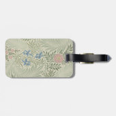 William Morris Ridderspoor Bloemig Behang Bagagelabel (Achterkant horizontaal)