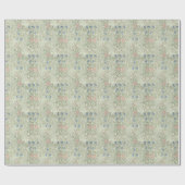 William Morris Ridderspoor Bloemig Behang Cadeaupapier (Vlak)