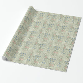 William Morris Ridderspoor Bloemig Behang Cadeaupapier