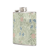 William Morris Ridderspoor Bloemig Behang Heupfles (Links)