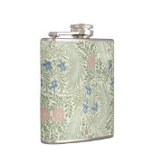 William Morris Ridderspoor Bloemig Behang Heupfles (Rechts)